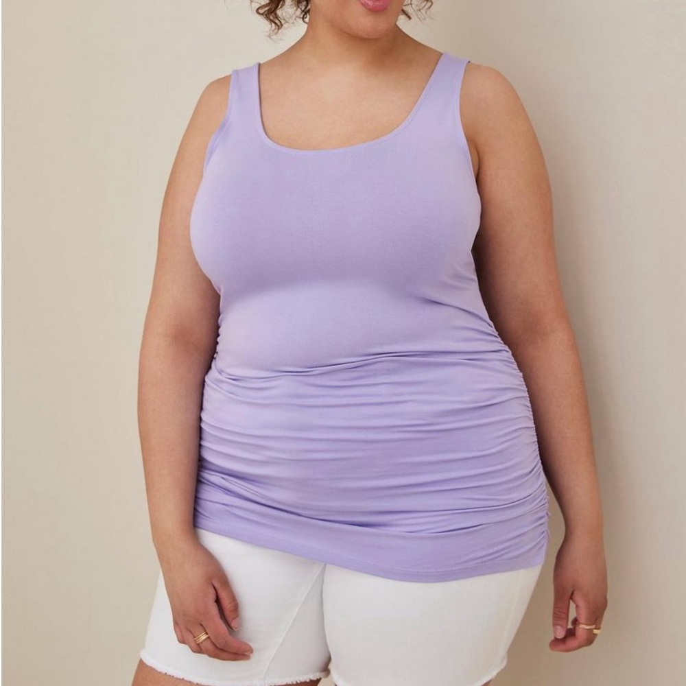Torrid Ruched Side Tank Top